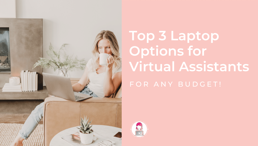 laptop online work virtual assistant
