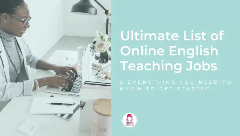 online work teaching english