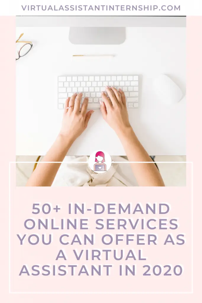 online services virtual assistant pin