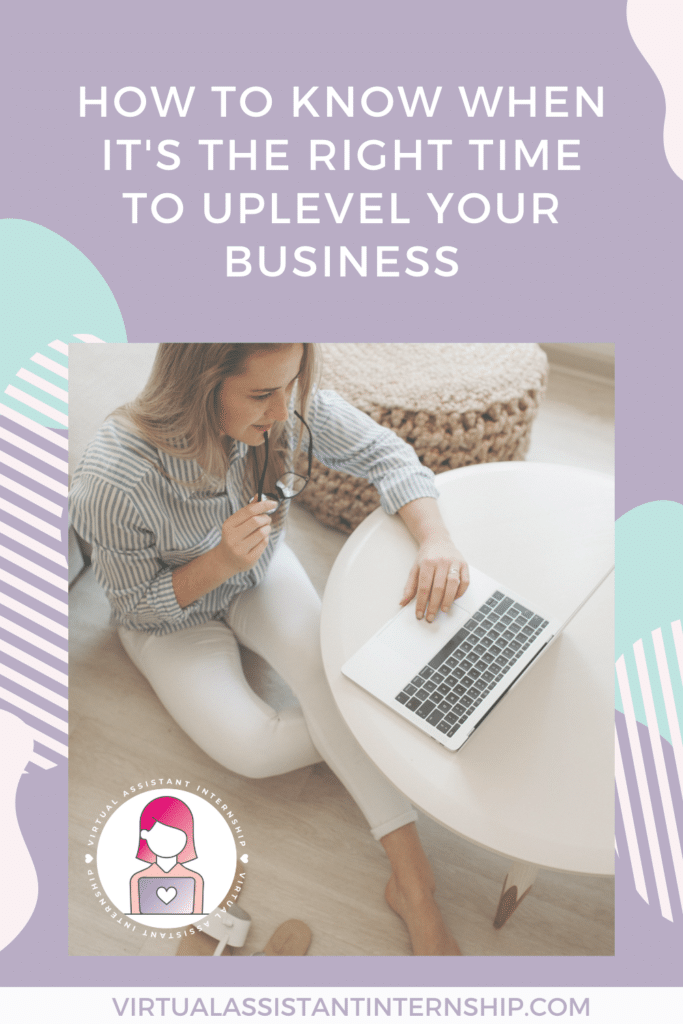 how to know when it's the right time to uplevel your business pinterest