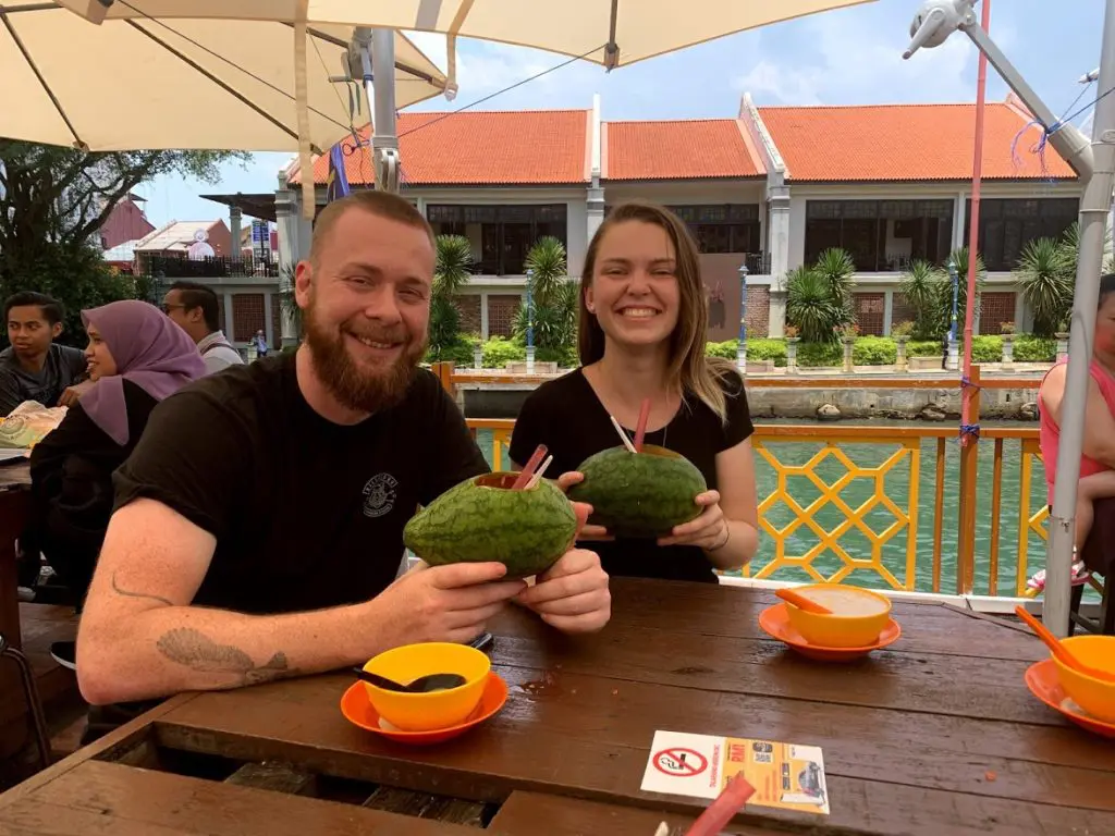 chris and morgan in bali