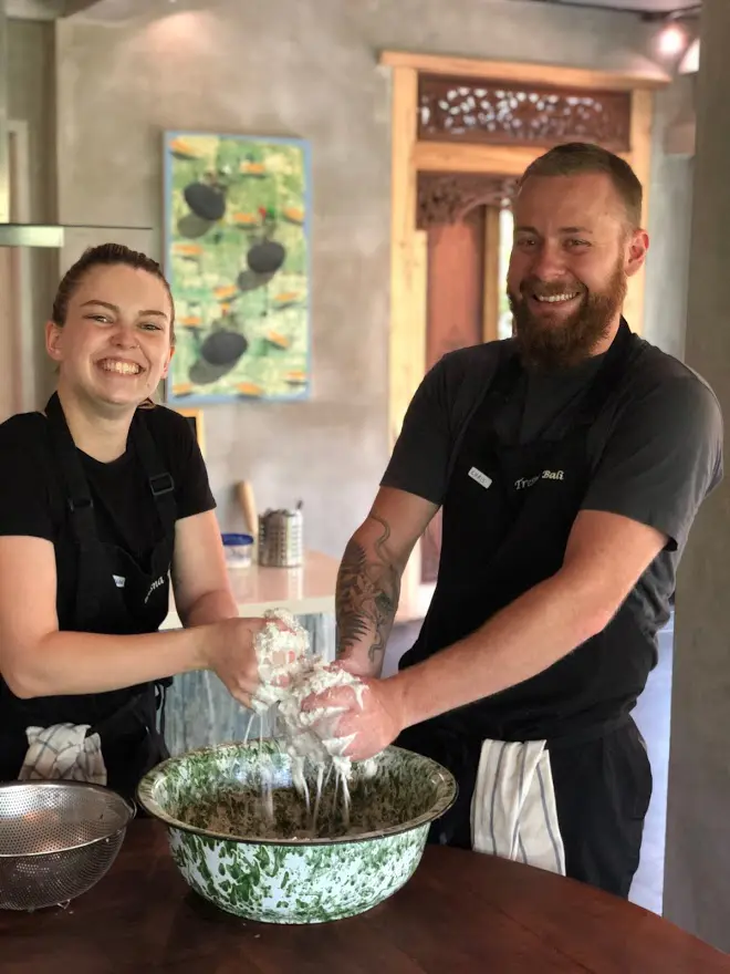 morgan and chris in bali