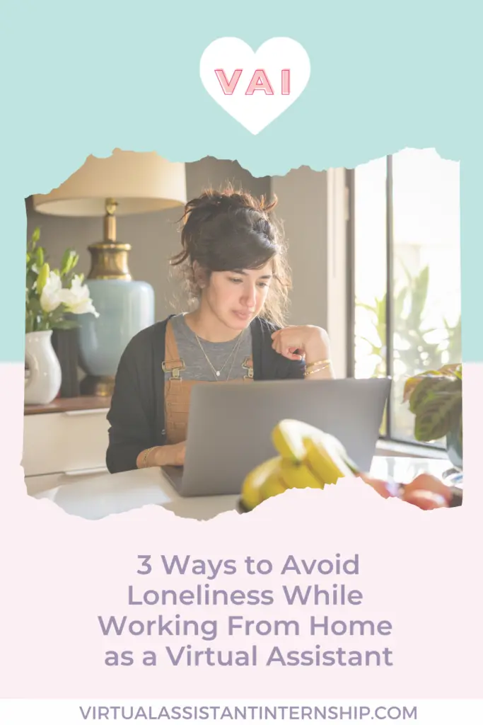 virtual assistant working from home