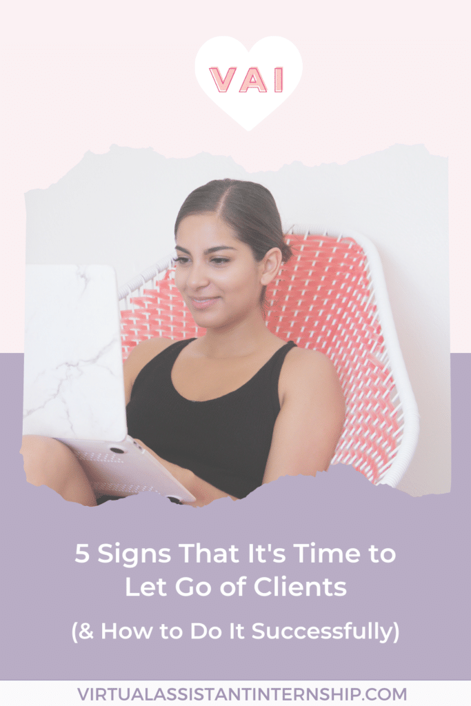 5 signs that it's time to let go of clients pinterest