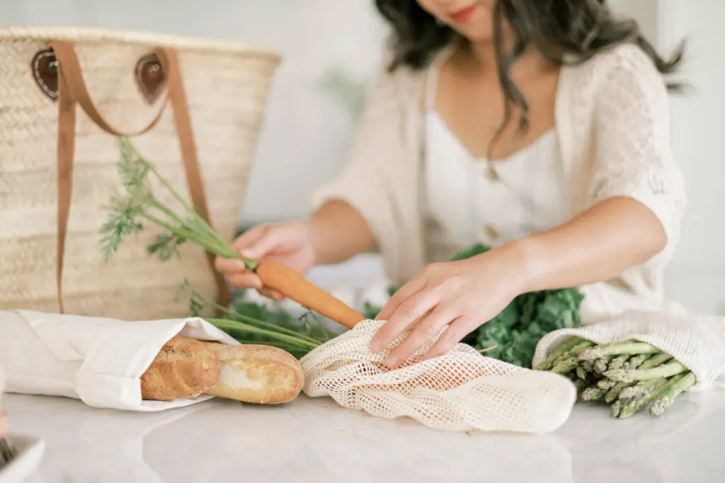 woman preparing for dinner