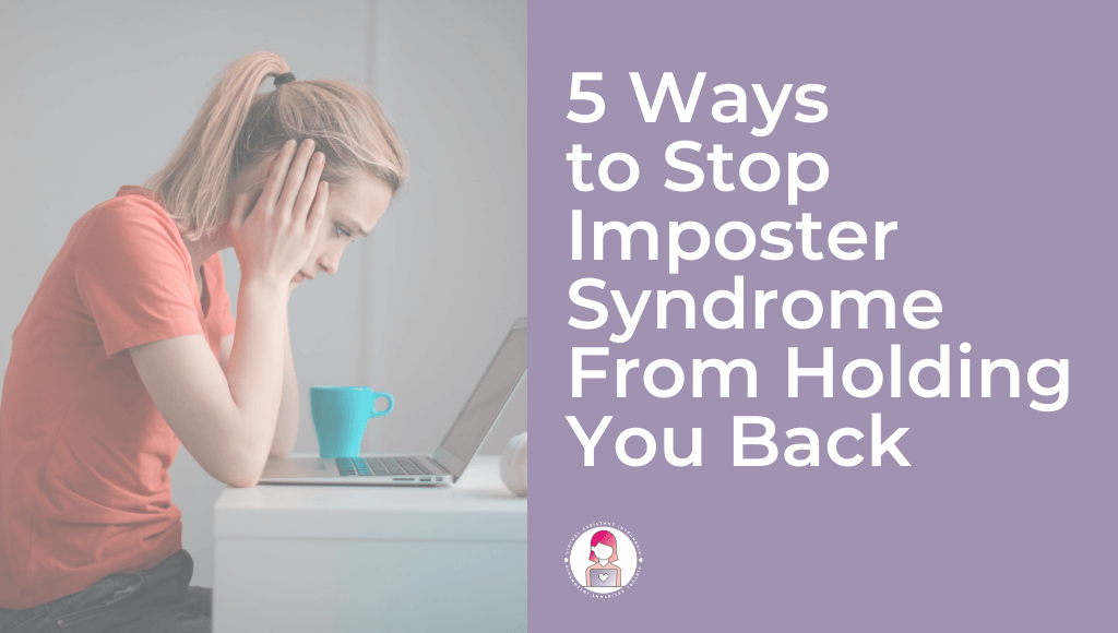 woman at laptop with imposter syndrome